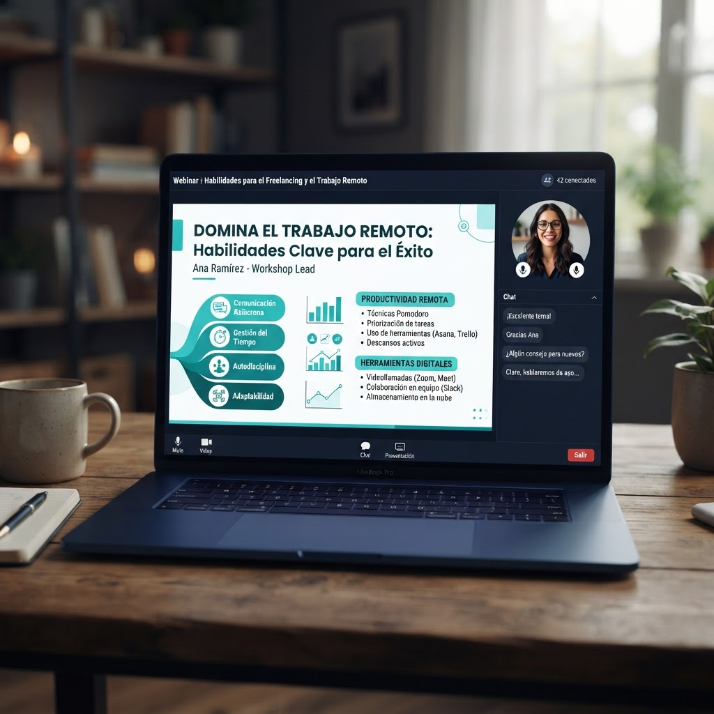 Mockup representativo de Workshop quincenal